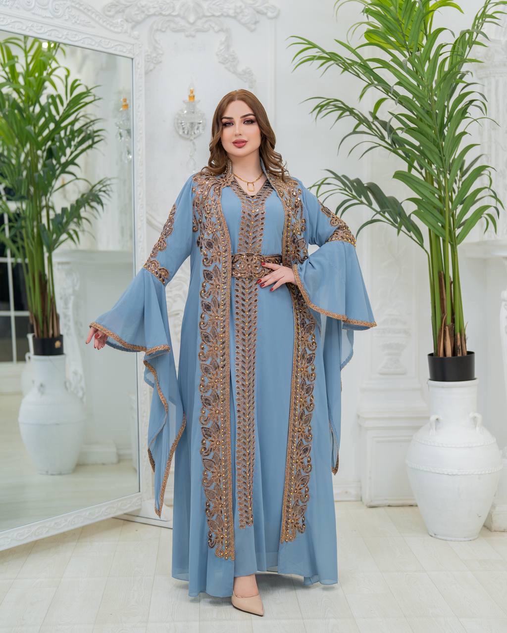 evening kaftan dresses uk Kaftan Beaded Gown main image 0