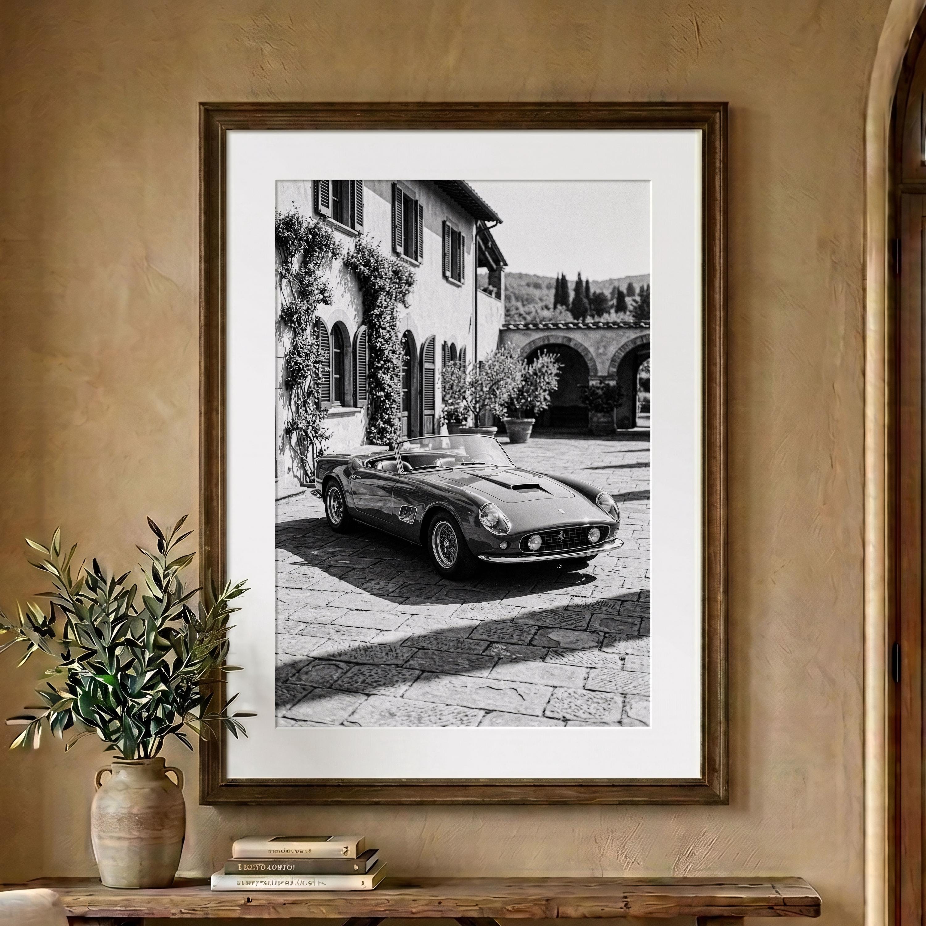 Ferrari California Art - Etsy