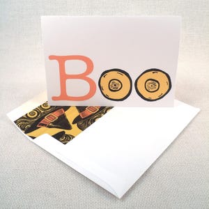 Boo Halloween Greeting Card