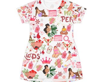 T-Shirt Dress (AOP)