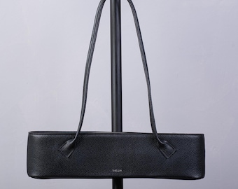Leather Shoulder Bag handcrafted from Italian leather | Teckelete