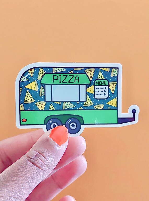 Food Truck Sticker | Waterproof Vinyl Sticker | Water Bottle Sticker | Food Cart Sticker | Laptop Sticker | Phone Case Sticker Il_570xn