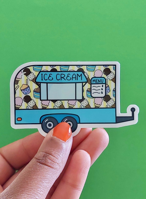Food Truck Sticker | Waterproof Vinyl Sticker | Water Bottle Sticker | Food Cart Sticker | Laptop Sticker | Phone Case Sticker Il_570xn