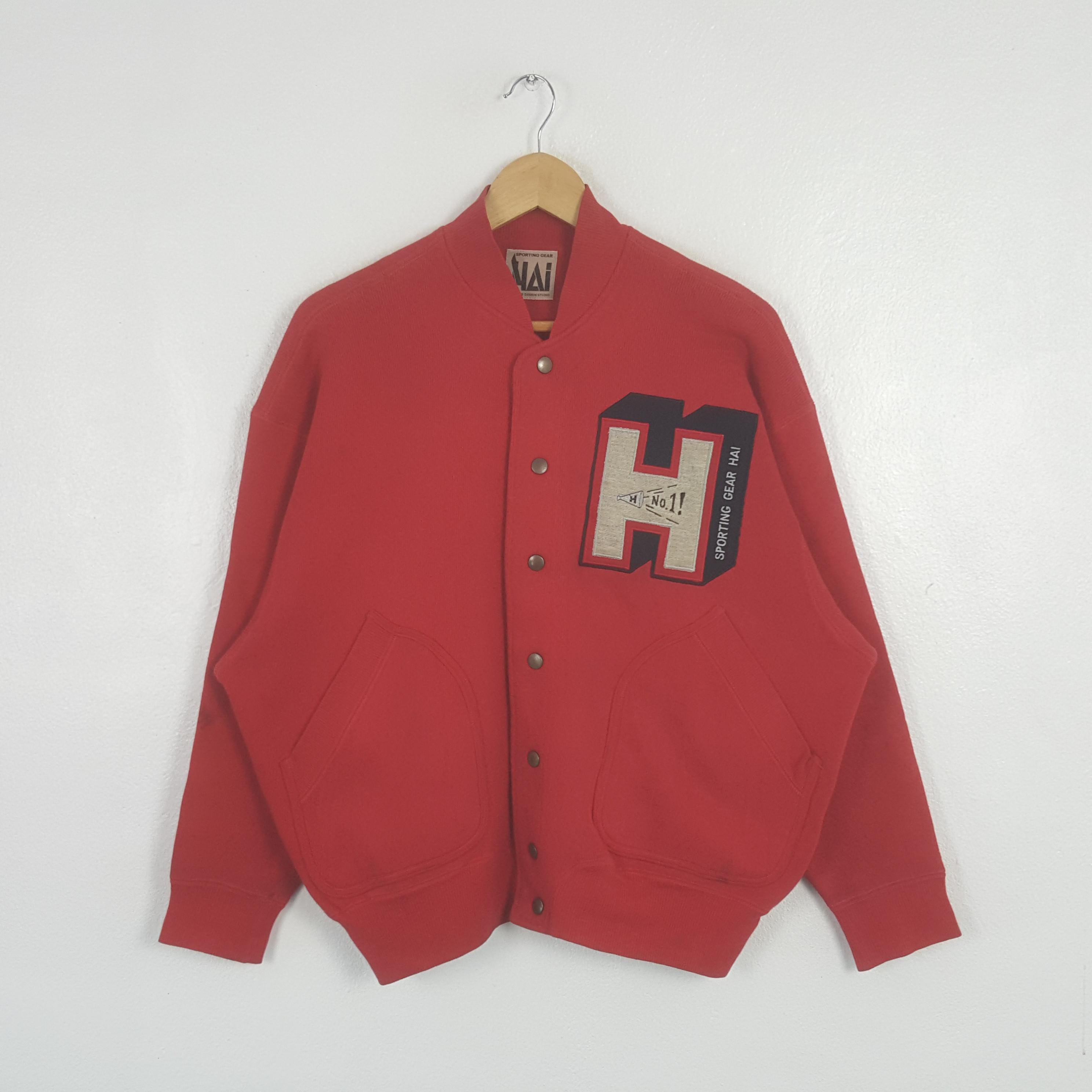 Rare Vintage 90s HAI Sporting Gear Issey Miyake Letterman Jacket