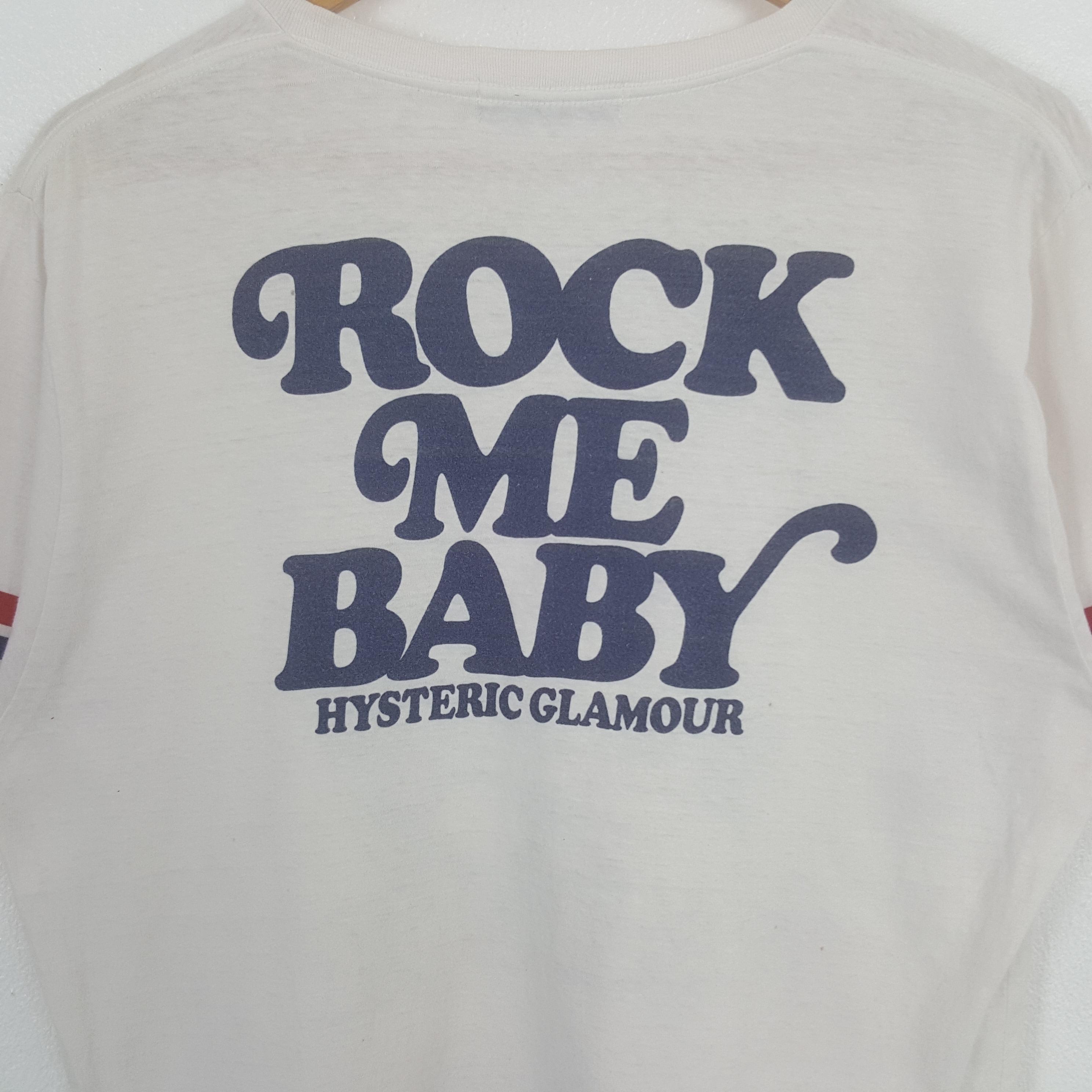 Hysteric Glamour Rock Me Baby Tshirt - Etsy