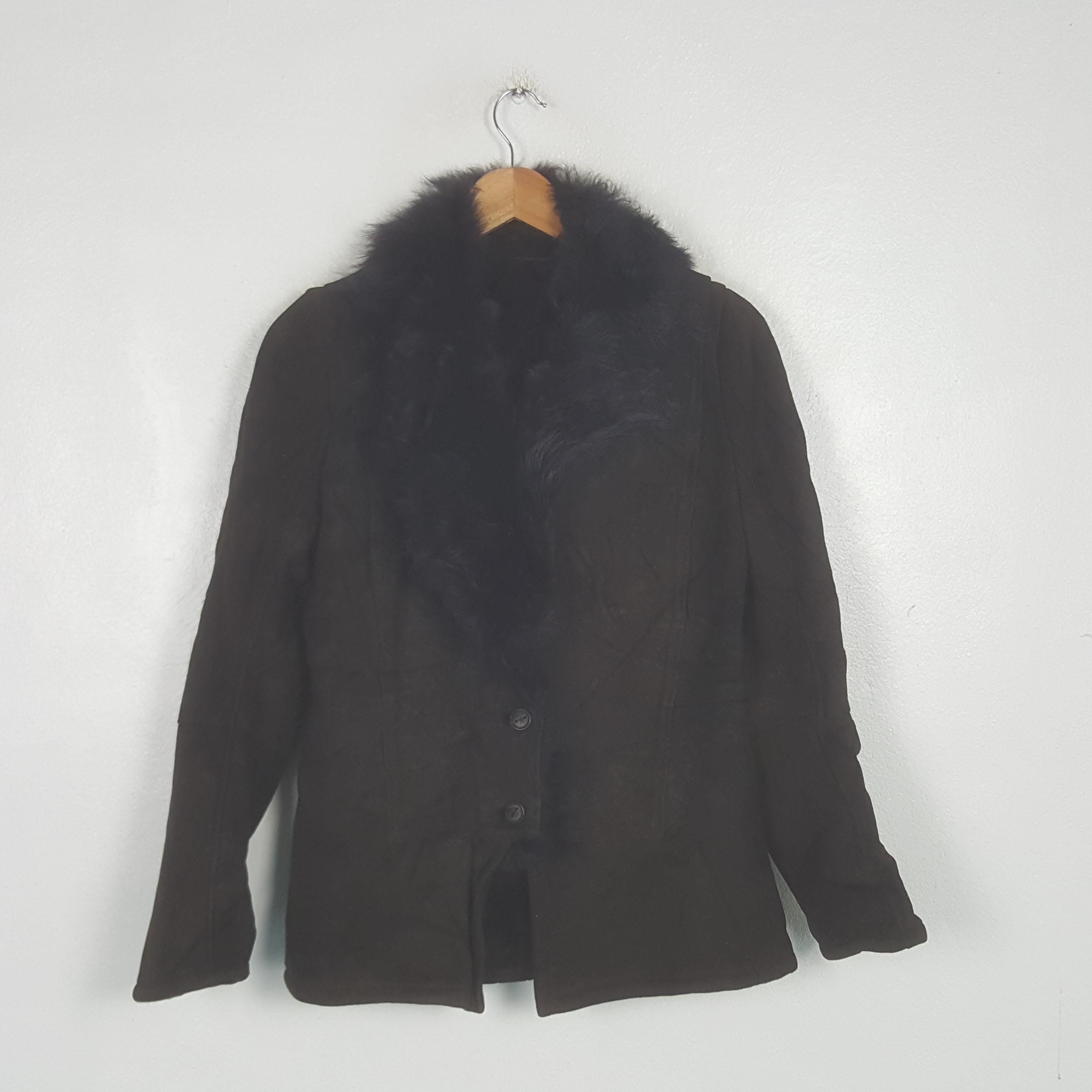 Loewe, Vintage Loewe Sherling Fur Leather Jacket
