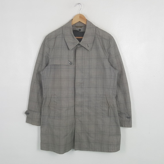 Yohji Yamamoto, Vintage A.A.R Renown Yohji Yamamoto Plaid Coat Jacket