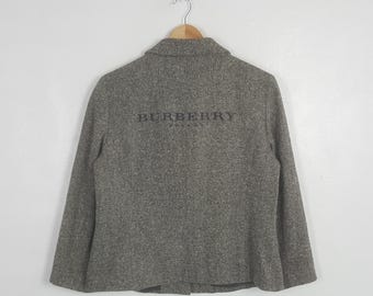 Burberry London Women Custom Spell Out Coat Jacket