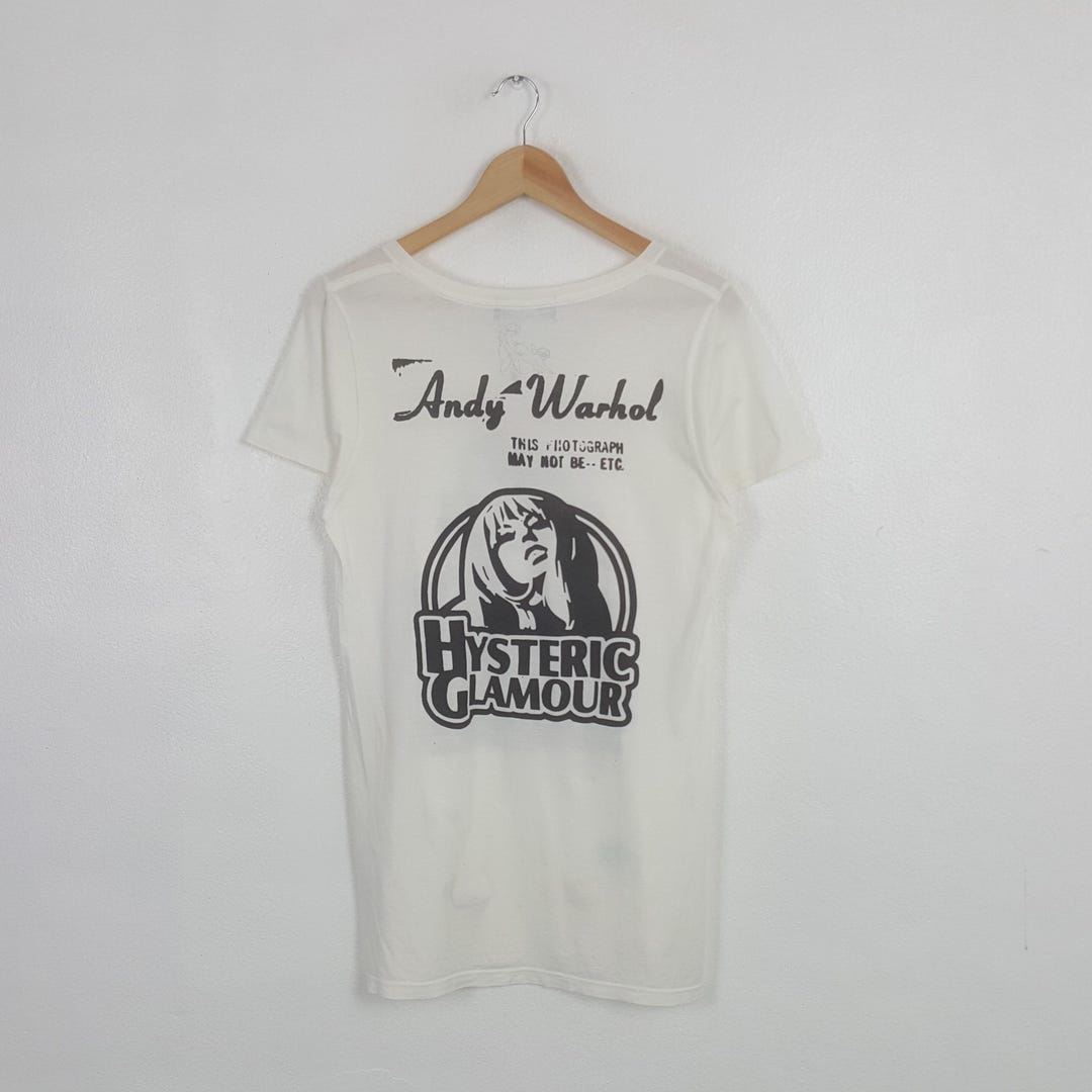 Andy Warhol X Hysteric Glamour Custom Art Women Tshirt - Etsy Israel