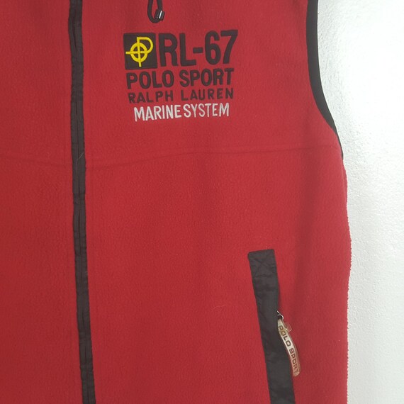 Polo Sport Ralph Lauren Marine System Fleece Vest Jacket View 2