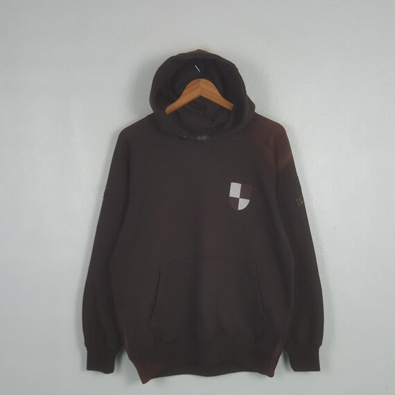 Neighborhood, Vintage Neighborhood Fragment Design Brown Hoodie