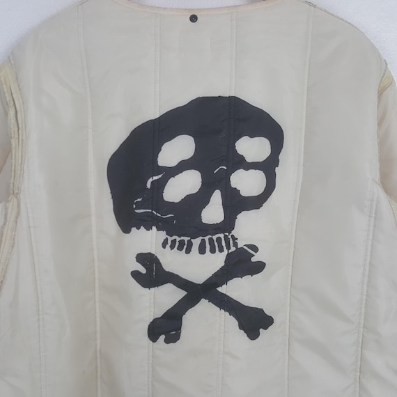 Vintage Boneville CP Company Quilted Jacket Outerwear Ideas From Massimo Osti Liner Custom Skull Graphic View 2