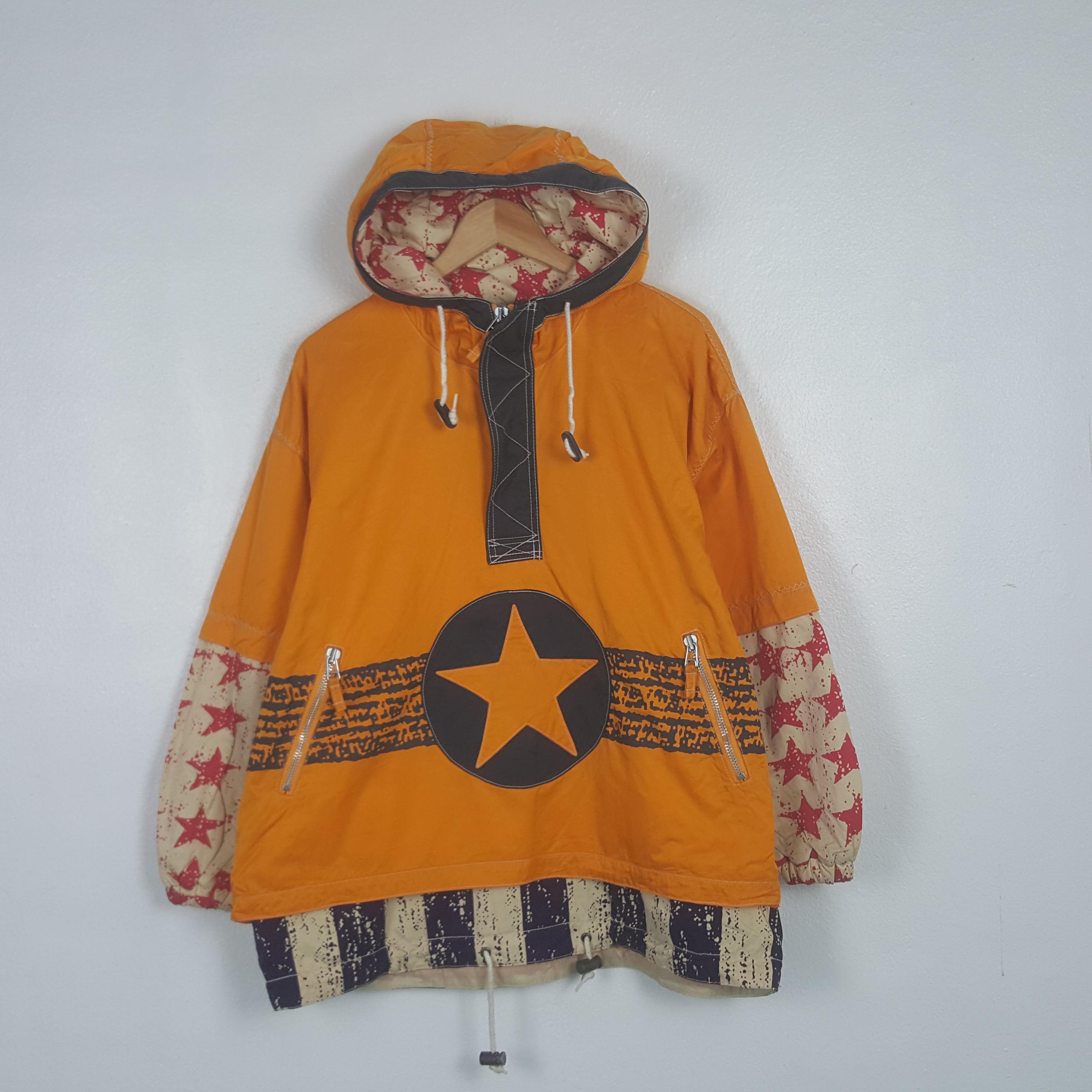 Goldwin, Vintage Jet Set Ski Goldwin Pullover Jacket Star Print