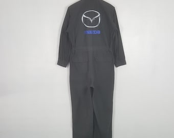 Mazda Racing Custom Sport Worker Japan Coverall Jumpsuit Jacket