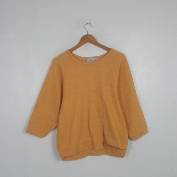 Stella McCartney, Vintage Stella McCartney Orange Cotton Pullover Sweatshirt