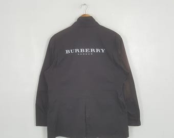 Burberry London Custom Spell Out Faded Jacket