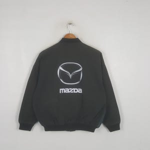 Vintage Mazda Racing Bomber Custom Jacket Full Zip