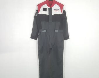 Nissan Racing Team Custom Sport Coverall Jumpsuit Jacket