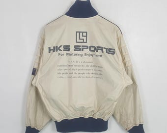 HKS Sports Windbreaker Bomber Jacket