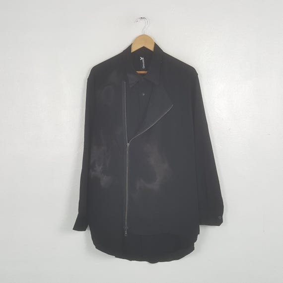 Yohji Yamamoto, Vintage Yohji Yamamoto Ground Y Japan Black Zipper Jacket