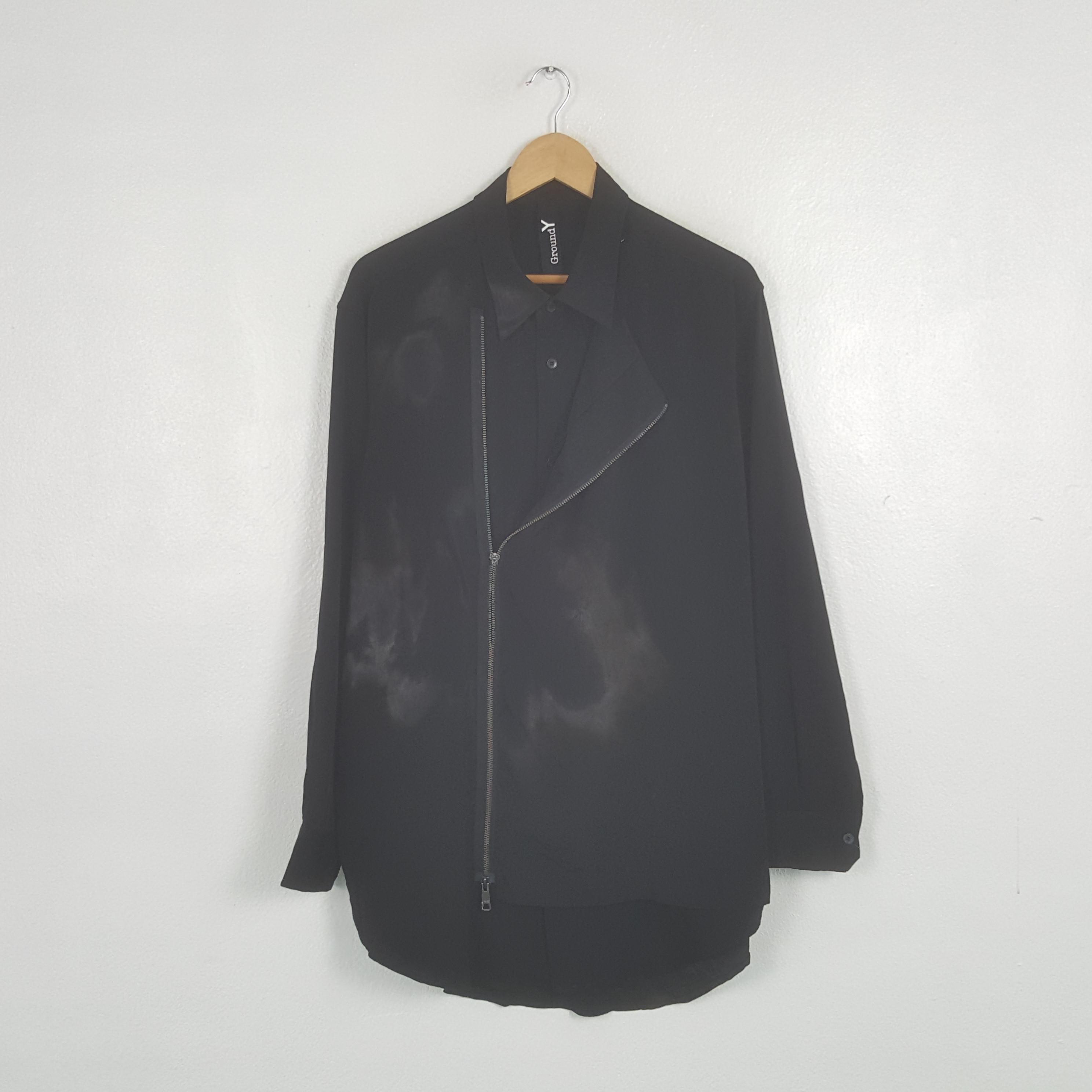 Yohji Yamamoto, Vintage Yohji Yamamoto Ground Y Japan Black Zipper Jacket