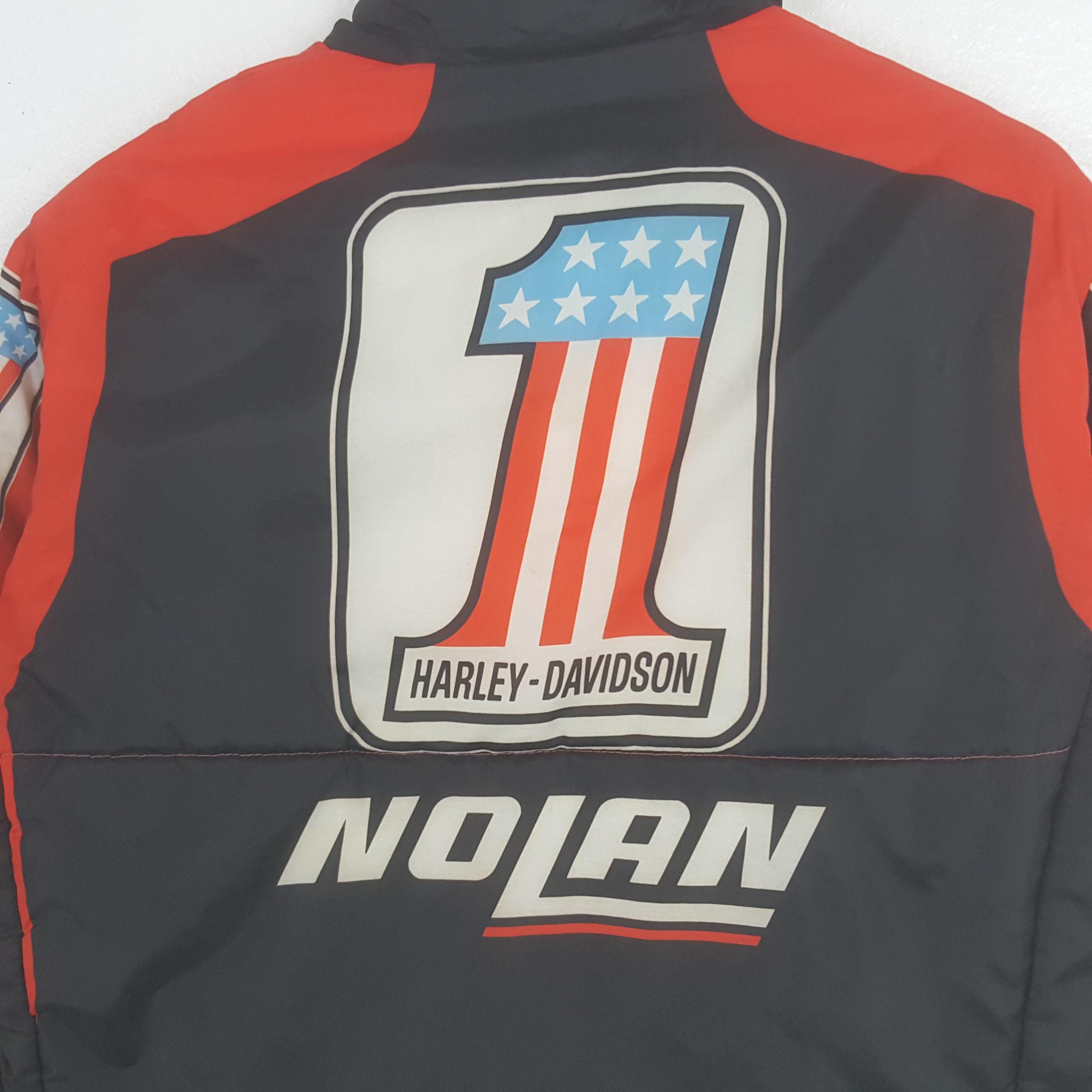 Vintage AMF Harley Davidson Nolan Racing Padded Jacket - Etsy