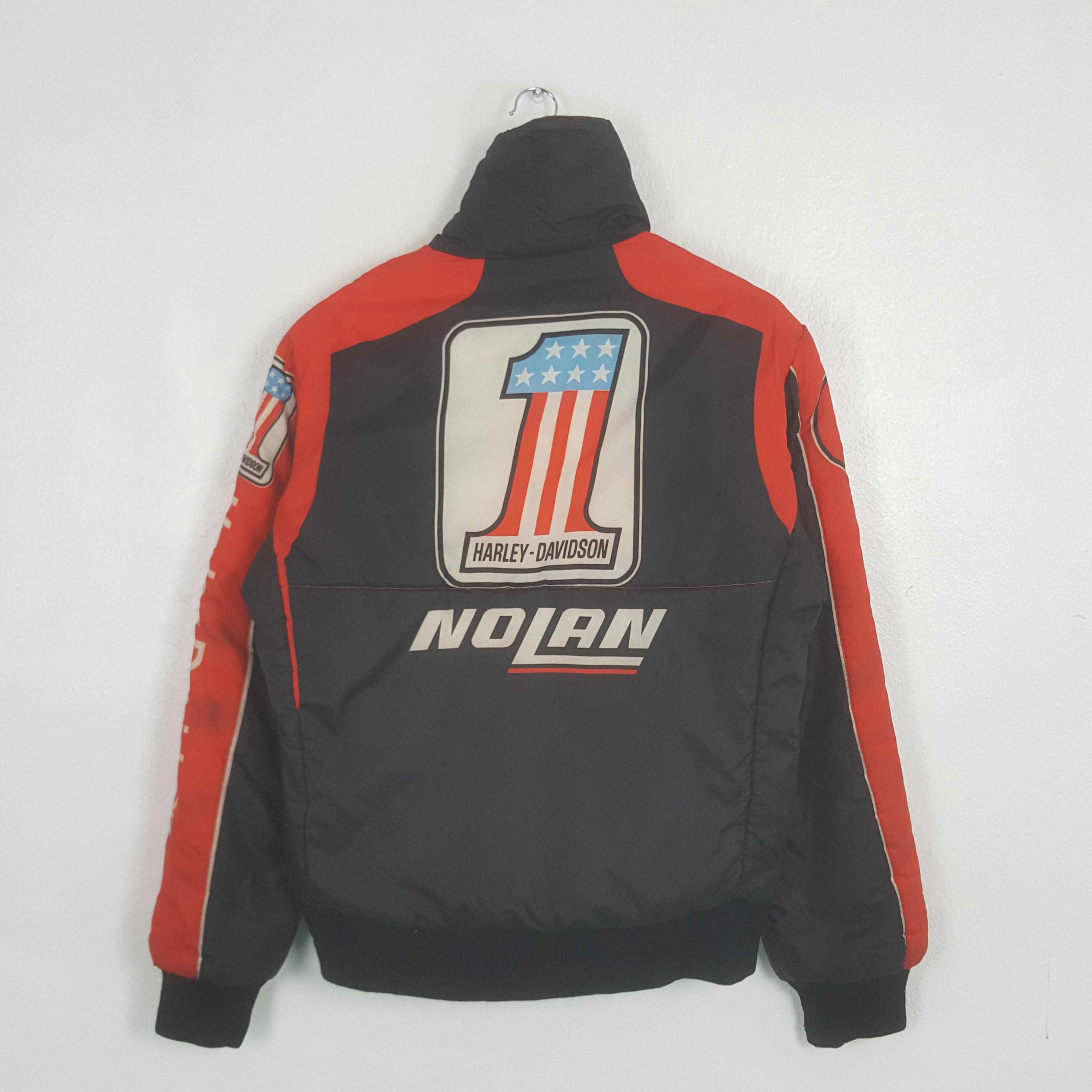 Vintage AMF Harley Davidson Nolan Racing Padded Jacket - Etsy