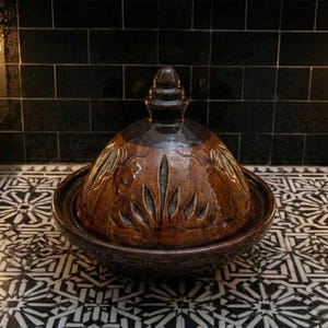 Moroccan Clay Tagine Pot – Handmade Traditional Cooking & Serving Dish