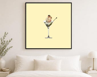 olive you art print (digital download)