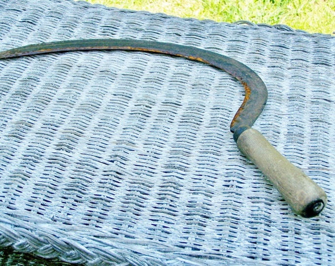 Hand Sickle Hay Scythe Vintage Hand Tools Antique Hay Etsy