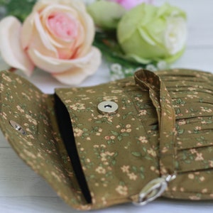 Sac à main vert olive, cadeau de demoiselle dhonneur, cadeau pour elle, sac à main nuptiale, pochette nuptiale, pochette dolive, embrayages, cadeau de demoiselle dhonneur image 4