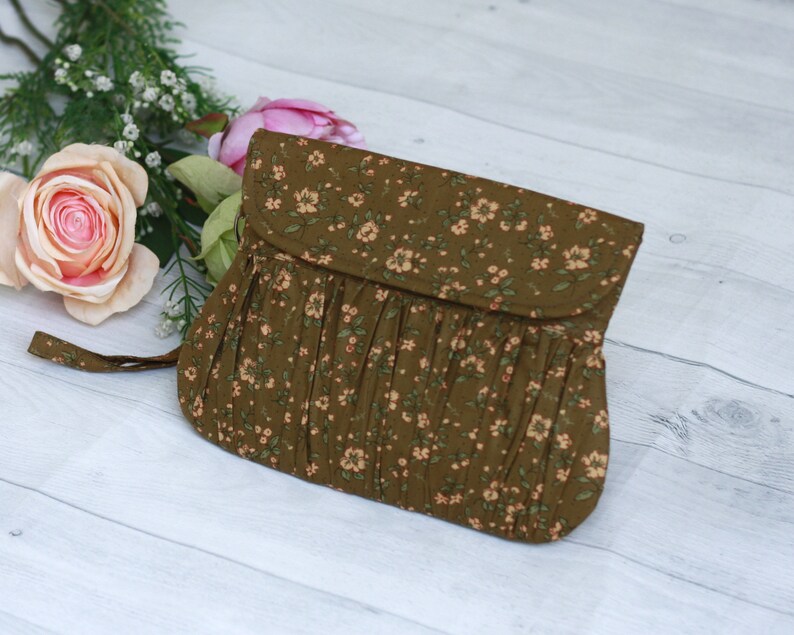 Olive green clutch purse, bridesmaid gift, gift for her, bridal purse, bridal clutch, olive clutch, clutches, bridesmaid gift image 2