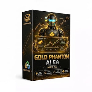 Gold Phantom AI EA | MT5 Expert Advisor | Automated Gold Trading Software | Xauusd Trading Robot | Forex Scalper Ea