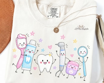 Dentist png, Dental Supplies Doodle, Dental Assistant png, Dentist Gifts, Orthodontist, Toothbrush Toothpaste, Dentist Shirts, Dental Clinic