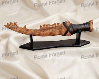 Handmade Screen Accurate Supernatural First Blade - REAL LEATHER- Cain's Knife - Dean Winchester cosplay