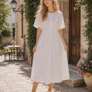 Cotton Retro Dress - Etsy