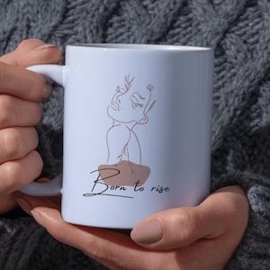 Mother's Day Mug Wrap Design – Empower Women Mug - 11oz & 15oz | PDF - PNG Download