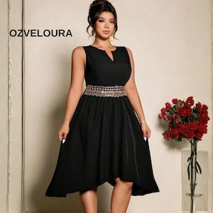 Black Plus Size Church Dresses - Etsy Black Plus Size Church Dresses - Etsy
