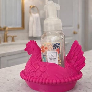 Nesting Hen Style Soap Holder – Farmhouse Sink Decor – 3D Printed bild 1
