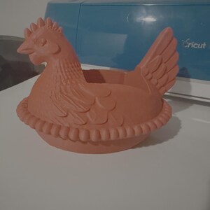 Nesting Hen Style Soap Holder – Farmhouse Sink Decor – 3D Printed bild 2