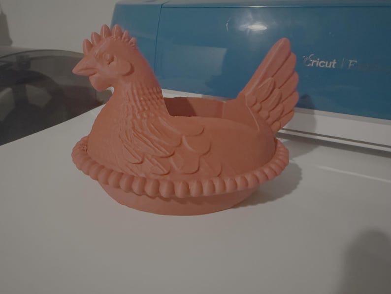 Nesting Hen Style Soap Holder – Farmhouse Sink Decor – 3D Printed bild 2