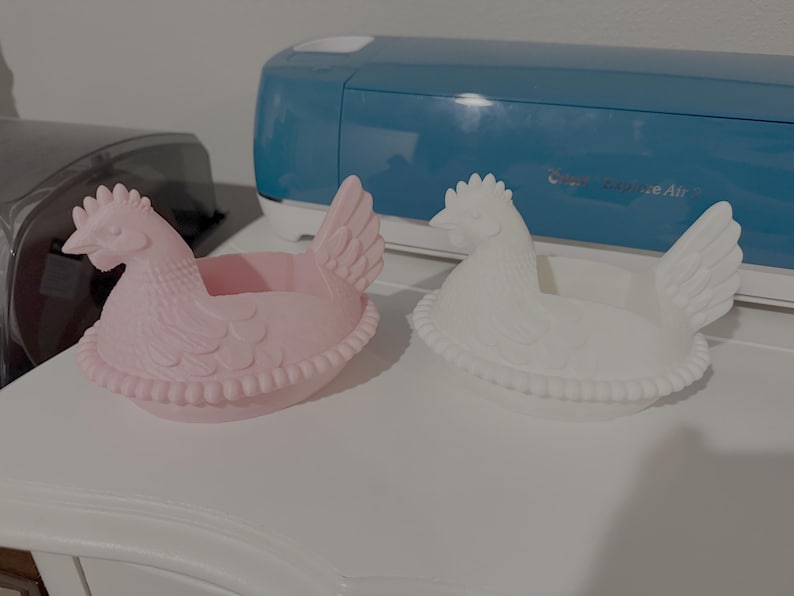 Nesting Hen Style Soap Holder – Farmhouse Sink Decor – 3D Printed bild 3