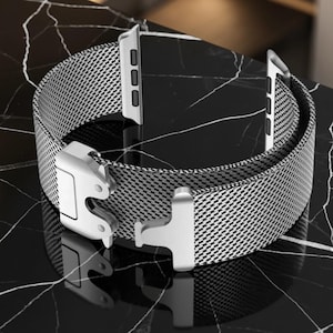Titan Milanese Loop Band für Apple Grade 5 Mesh Strap, Magnetverschluss, Ersatzarmband