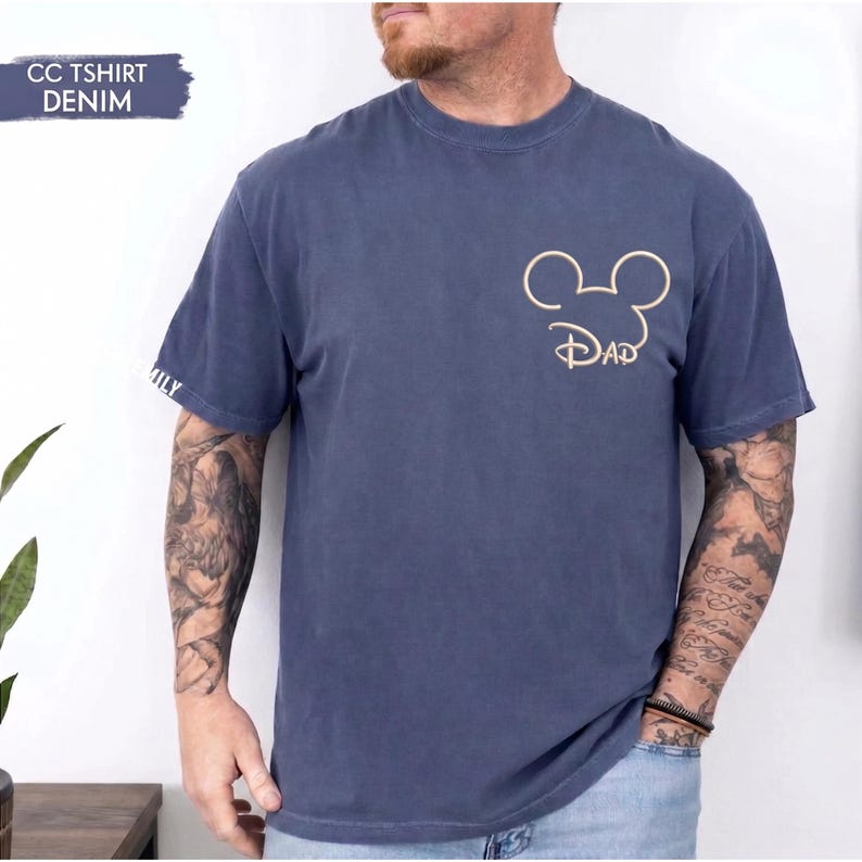 Custom Mickey Dad Mom Shirt, Comfort Colors®, Disneyland Family Trip Tee-dad-2