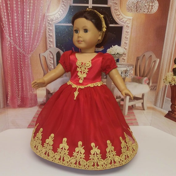 american girl doll ball gowns