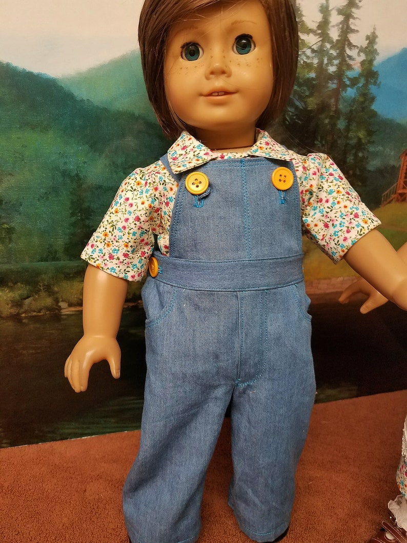 Jack and Jill Costumes with Pail fits American Girl Dolls Etsy