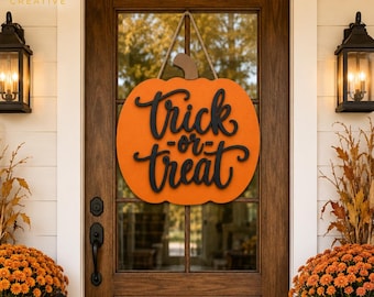 Süßes oder Saures Worte Kürbis Backer Laser SVG - Halloween Herbst - (Digitaler Download)