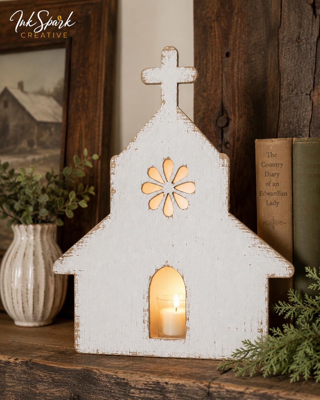 Church Candle Holder - Etsy