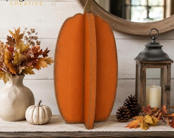 Calabaza alta entrelazada en 3D para láser SVG - Impresionante archivo láser de otoño y Halloween - (SOLO descarga digital) - Corte en madera de 1/2"