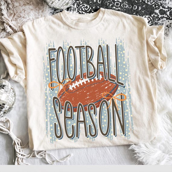 Football Season PNG | Trendy Striped Football Mom Design | Vintage Game Day Sublimation | Fall Sports Digital Download